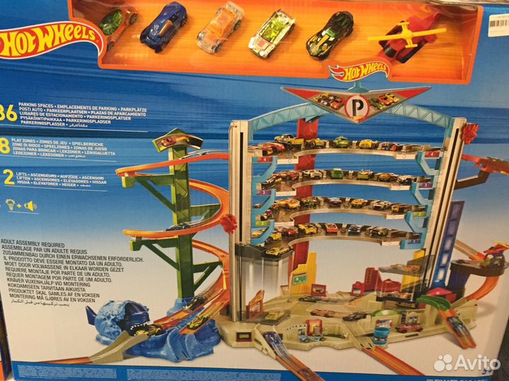 Hot wheels мега гараж трасса