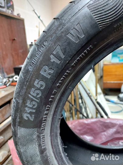 Шины бу 215 55 17 лето