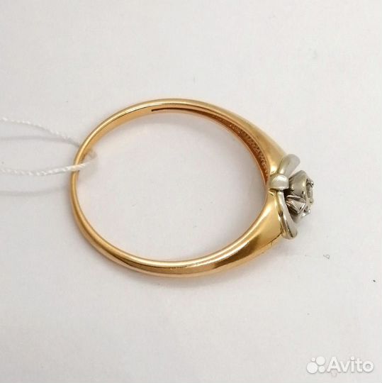 Кольцо / размер 19 / 2,71г / Золото585 / бриллианты