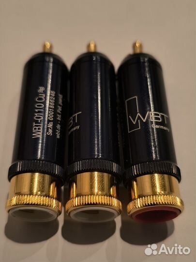 Разьем RCA WBT-0110 Cu