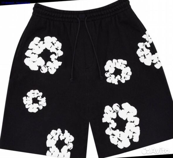 Шорты Denim Tears Черные