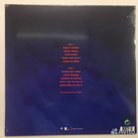 Виниловая пластинка Sony Judas Priest Ram It Down