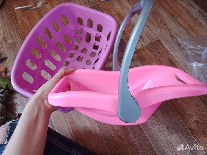 Переноска для кукол и корзинка