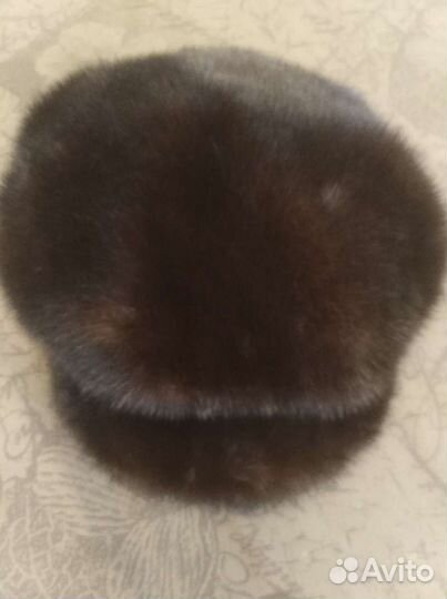 Шапка кепка женская норковая