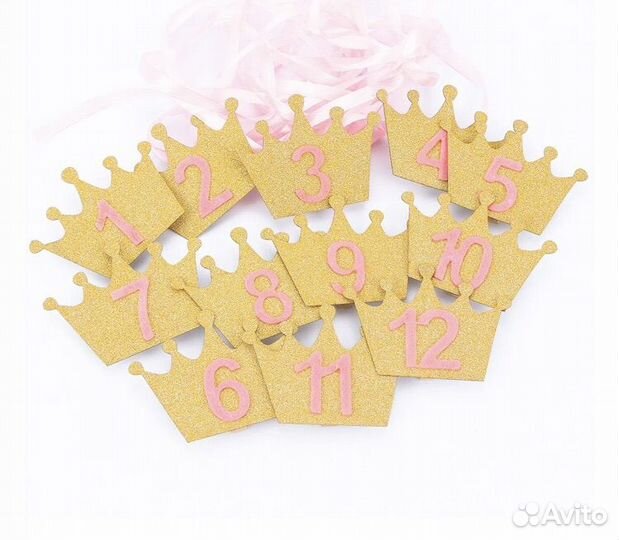 Гирлянда по месяцам для фотографий