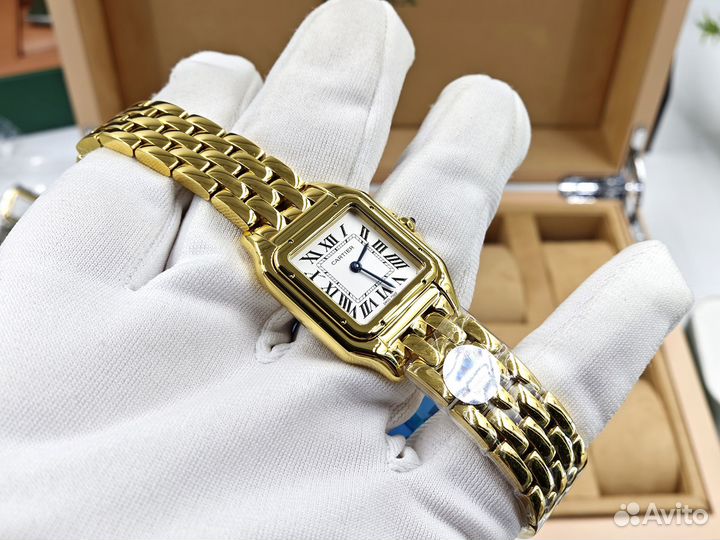 Золотые женские часы Cartier Panthere