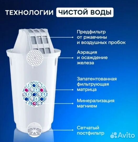Фильтр для воды аквафор новый