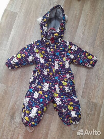Комбинезон зимний 80 для девочки
