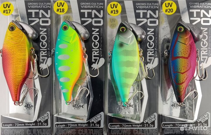 Раттлин Jackall Trigon 70 40 цветов