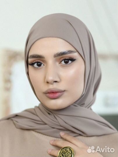 Шарф со вшытой боней