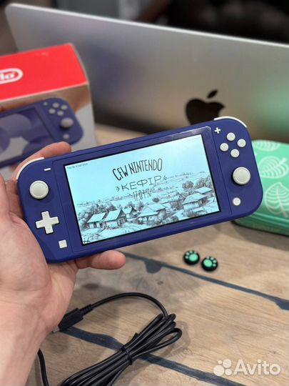Nintendo switch lite прошитая + 128гб