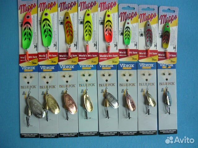 Набор блесен вертушки и колебалки