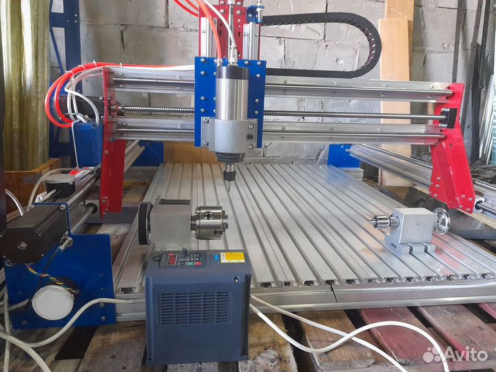 Станок Фрезерный с чпу по дереву и камню