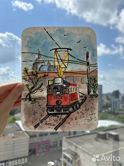 Открытки ручной работы акварель