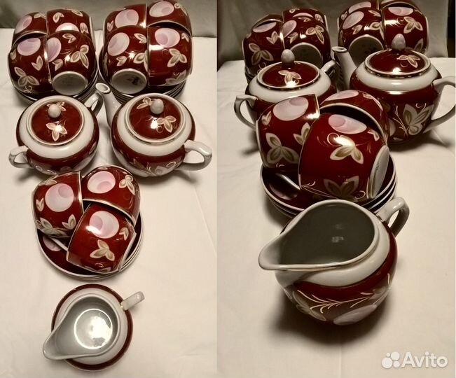 Фарфор. Чайные пары, сервизы, набор