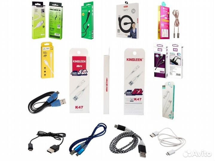 Кабели Micro-USB от 1А до 6А