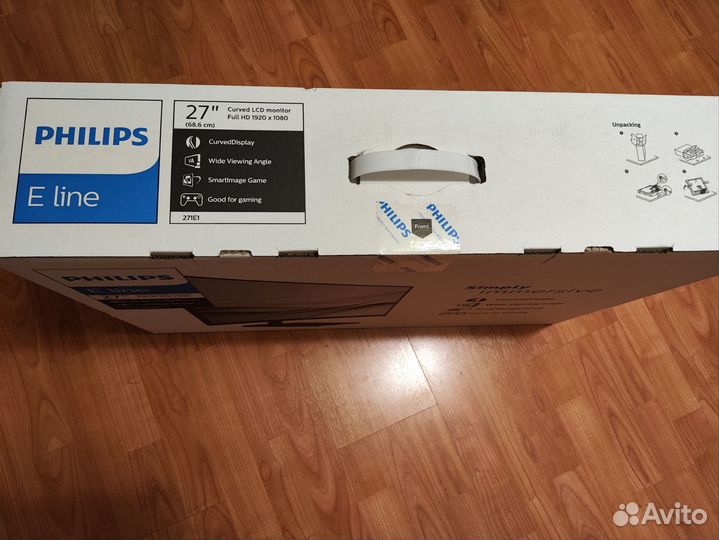 Монитор Philips 271e1sca, изогн, новый