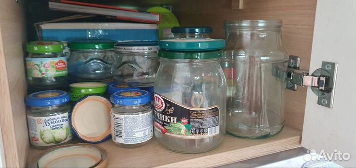 Стеклянная банка от 400 мл до 1 л