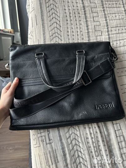 Сумка для ноутбука кожаная