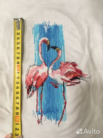 Вышивка крестом «Фламинго»