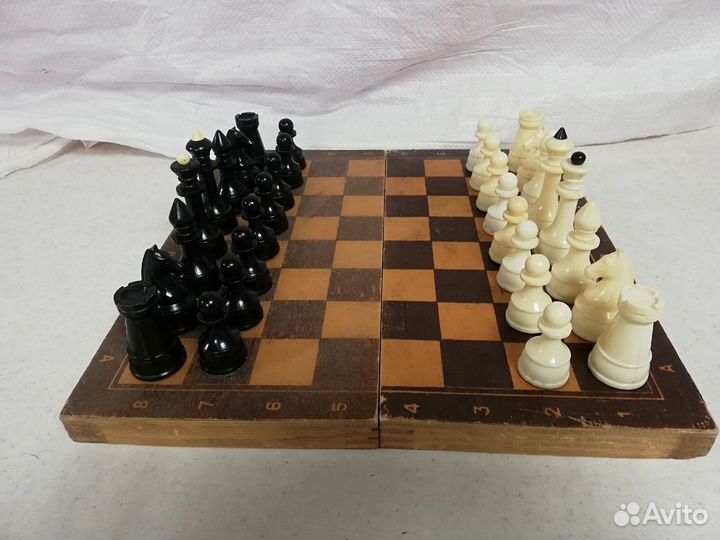 Шахматы СССР пластик Редкие