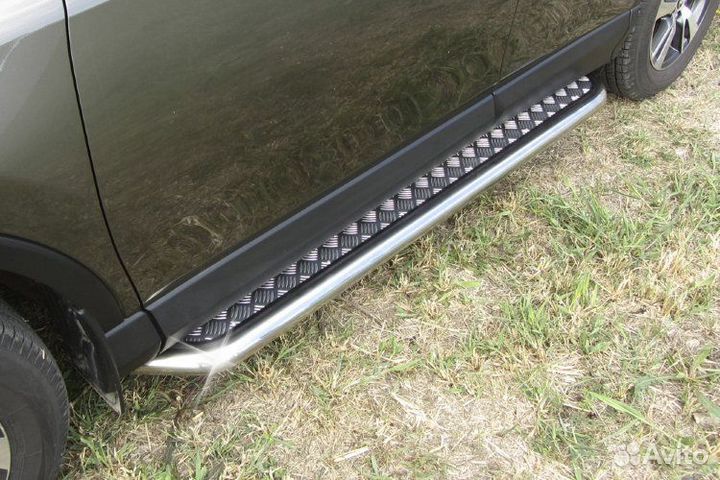 Защита порогов Toyota RAV-4 (2015)