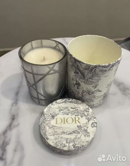 Dior Maison свеча Toile de Jouy Grey 75 ml