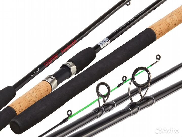 Удилище фидер. дл.3.30м т.60гр sniper feeder Salmo