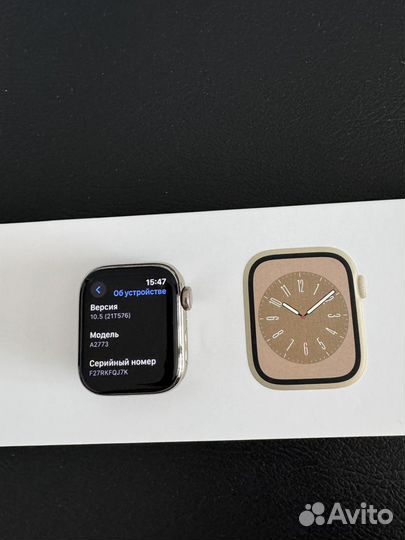 Часы Apple Watch 8 41mm Stainless Gold