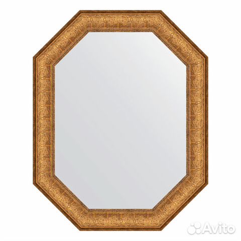 Зеркало Evoform Octagon BY 7132 73x93 медный эльд