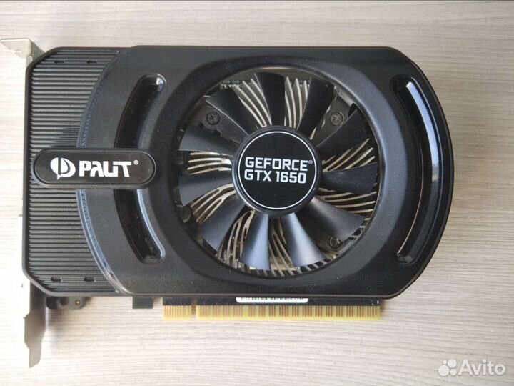 Видеокарта Palit GeForce GTX 1650 StormX