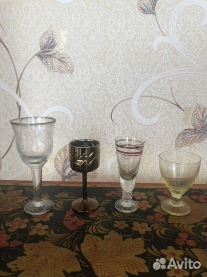 Хрустальные рюмки СССР
