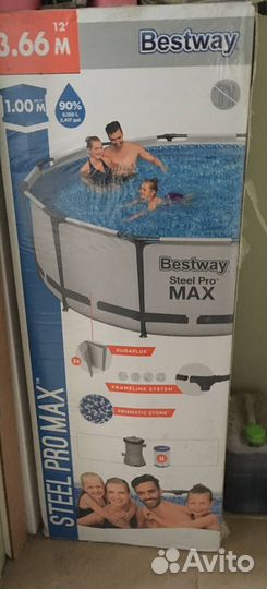 Каркасный бассейн 366 на 100 новый