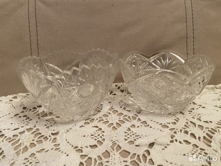Салатник хрустальный