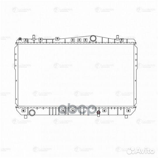 Радиатор охл. для а/м Chevrolet Rezzo (00)