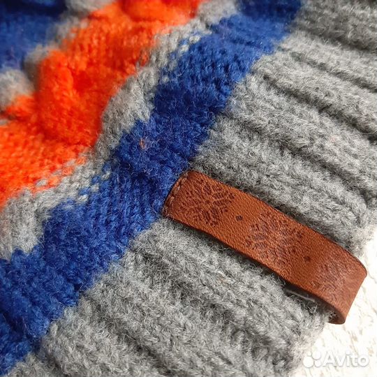 Шапка шерстяная на мальчика