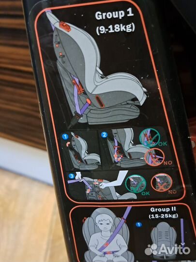 Детское автокресло от 9 до 25 кг