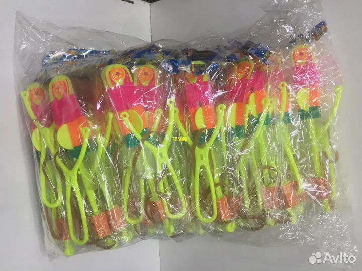 Светящиеся вертолётики с рогаткой оптом 90