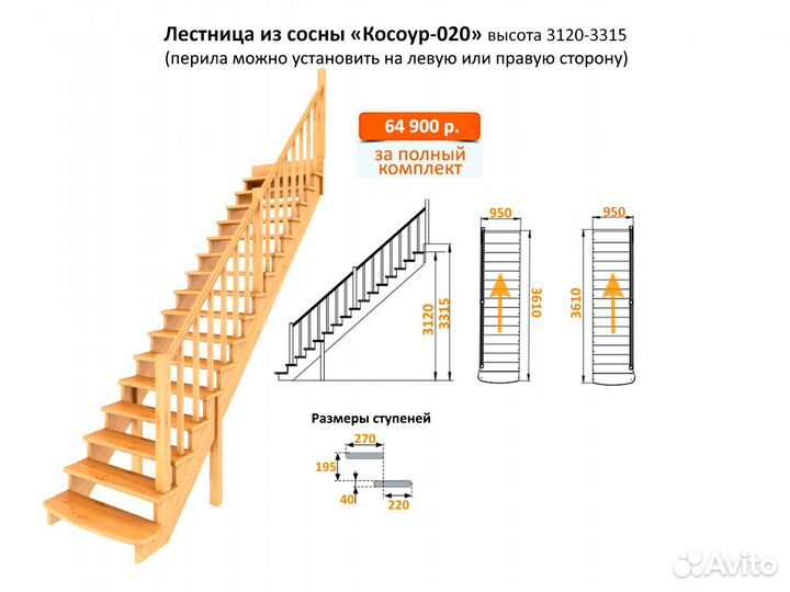 Лестница на 2 этаж