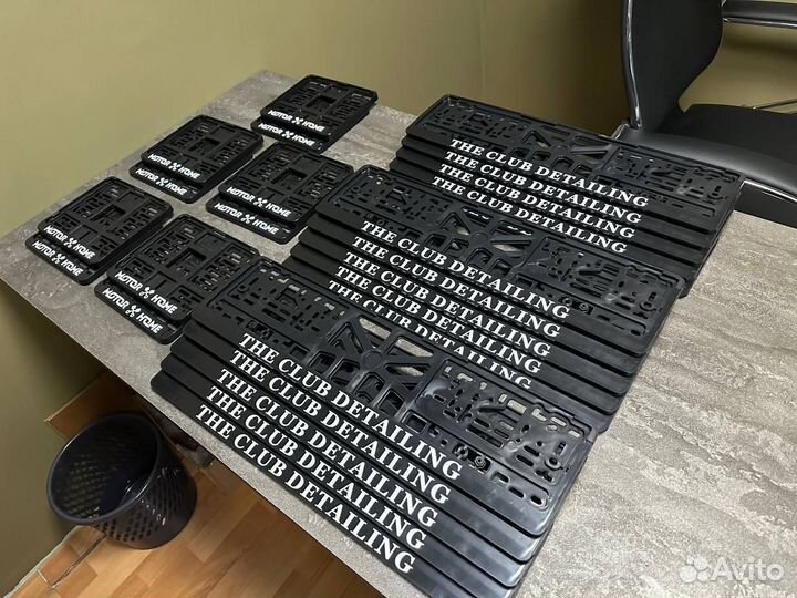 Номерная led рамка с вашим дизайном