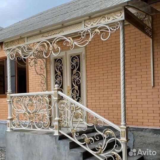 Ворота Перила навесы ковка