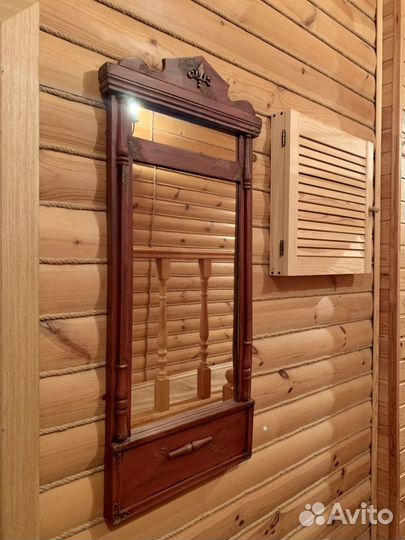 Зеркало старинное после реставрации и редизайна