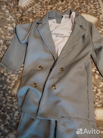 Школьный брючный костюм для девочки