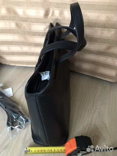Сумка натуральная кожа черная новая
