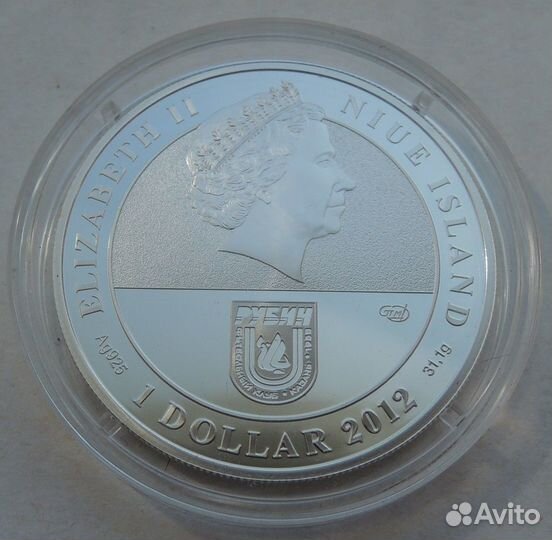 1 доллар 2012 г. Ниуэ Футбольный клуб Рубин Казань