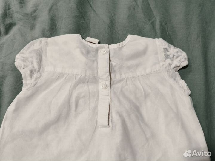 Платье белое воздушное H&M 80 и болеро