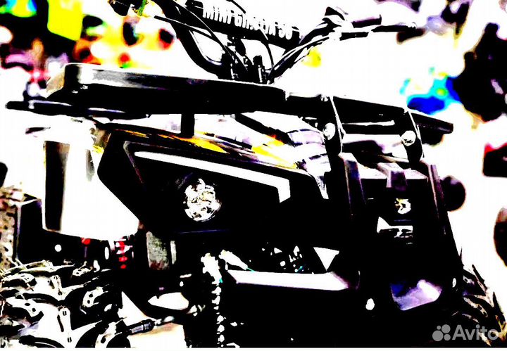 Детский квадроцикл Mini Grizlik X16 (PS) желтый