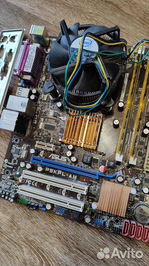 Комплект asus P5KPL-AM, s775+E7500-2.93ghz+4gb озу