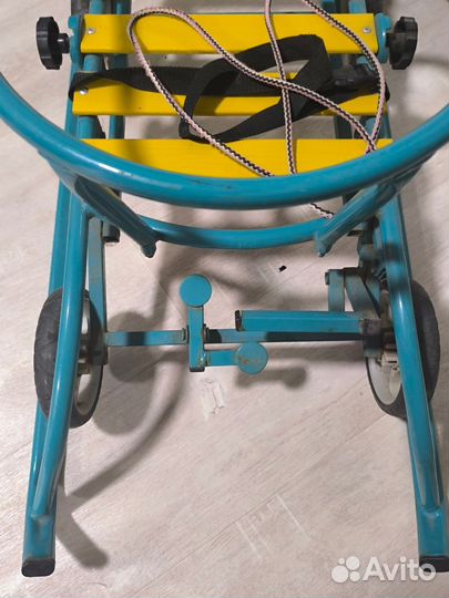 Детские санки на колесах бу