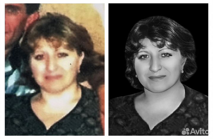 Ретушь фотографий на памятник